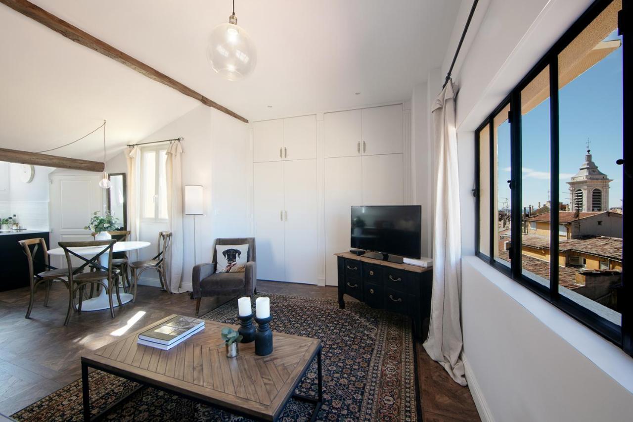 Cocoon Loft - Magnifique Loft Sous Toit, Refait A Neuf, Vues Splendides, Clim, Wifi Apartment Nisa Exterior foto